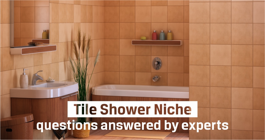 Uni-Green Tile Ready Shower Niche-Yellow(Two Niches: One 16 Inches Wide & The Other NICHE 15.6 Inches Wide)