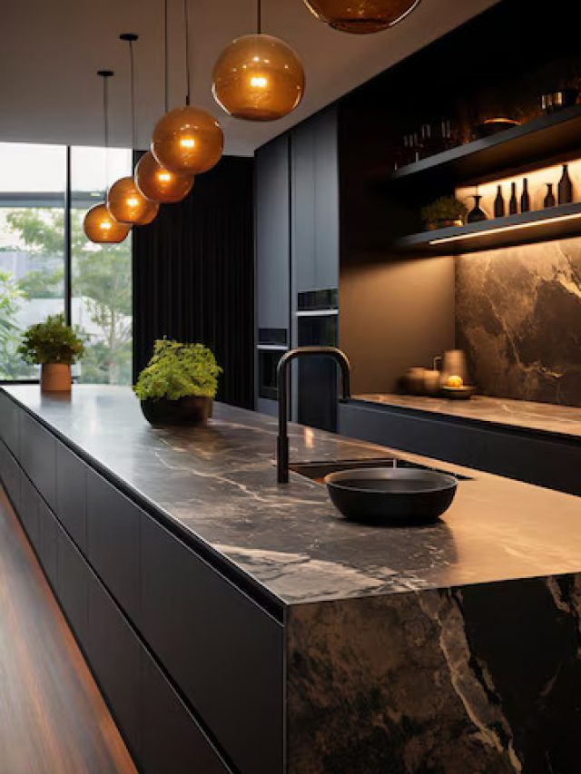 9 Granite Kitchen Countertop Ideas