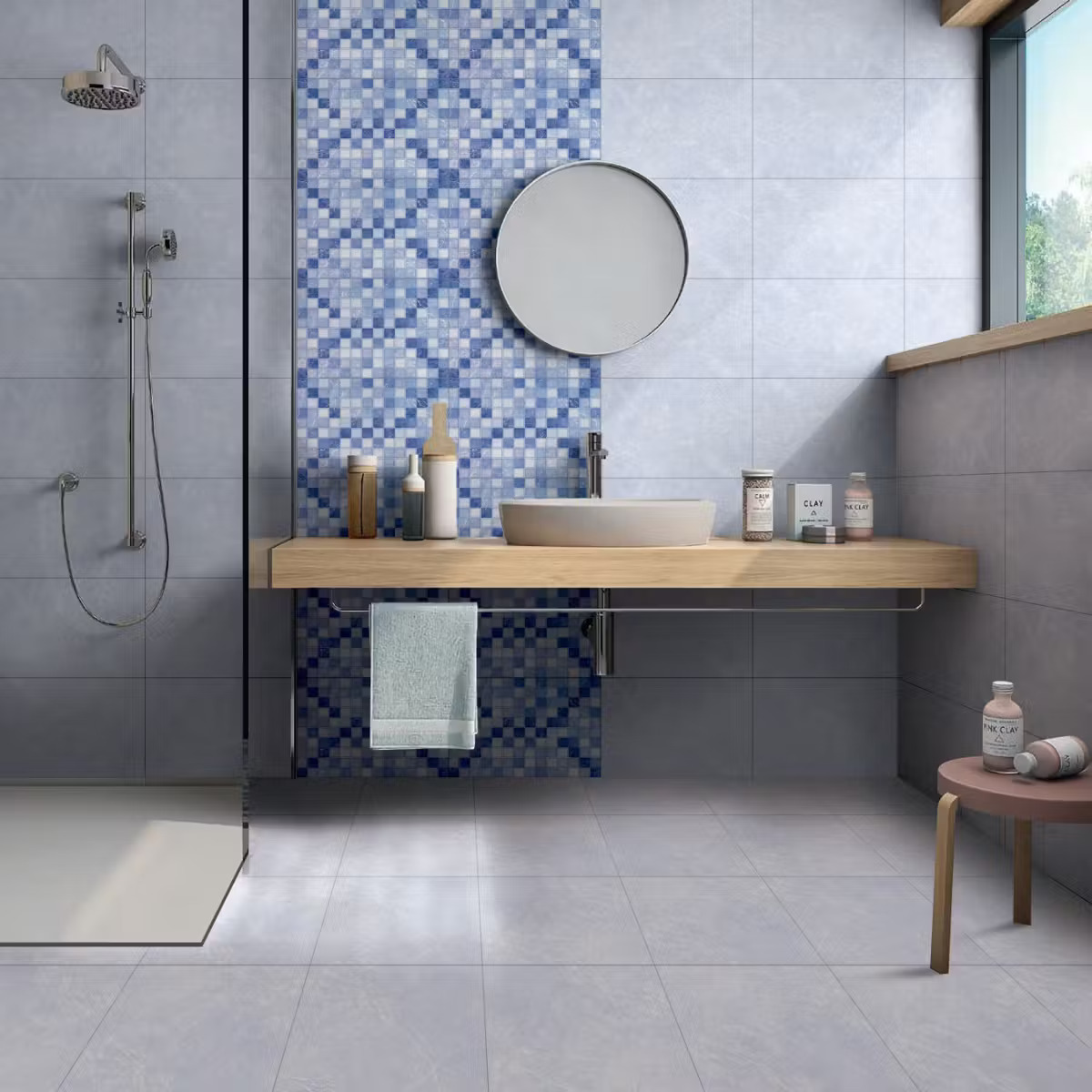 small bathroom tile design