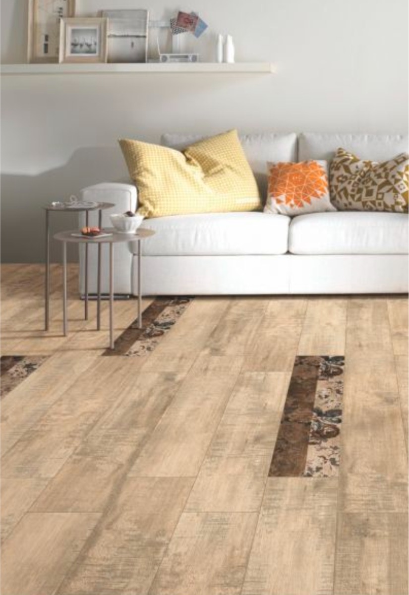 Living Room Wood Finish Wall Tiles - Entries Variety